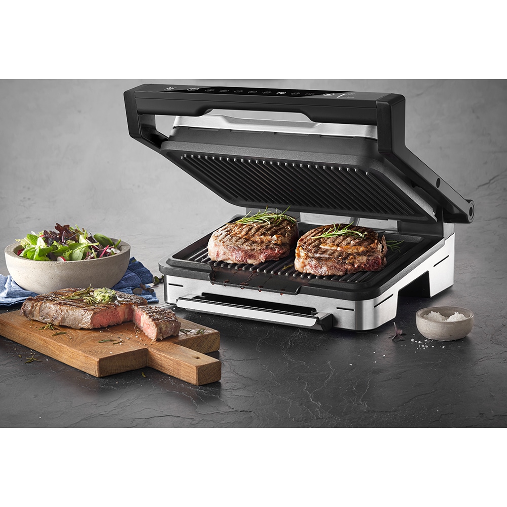 Gratar electric WMF Profi Plus 415560011, 2000W, argintiu-negru 