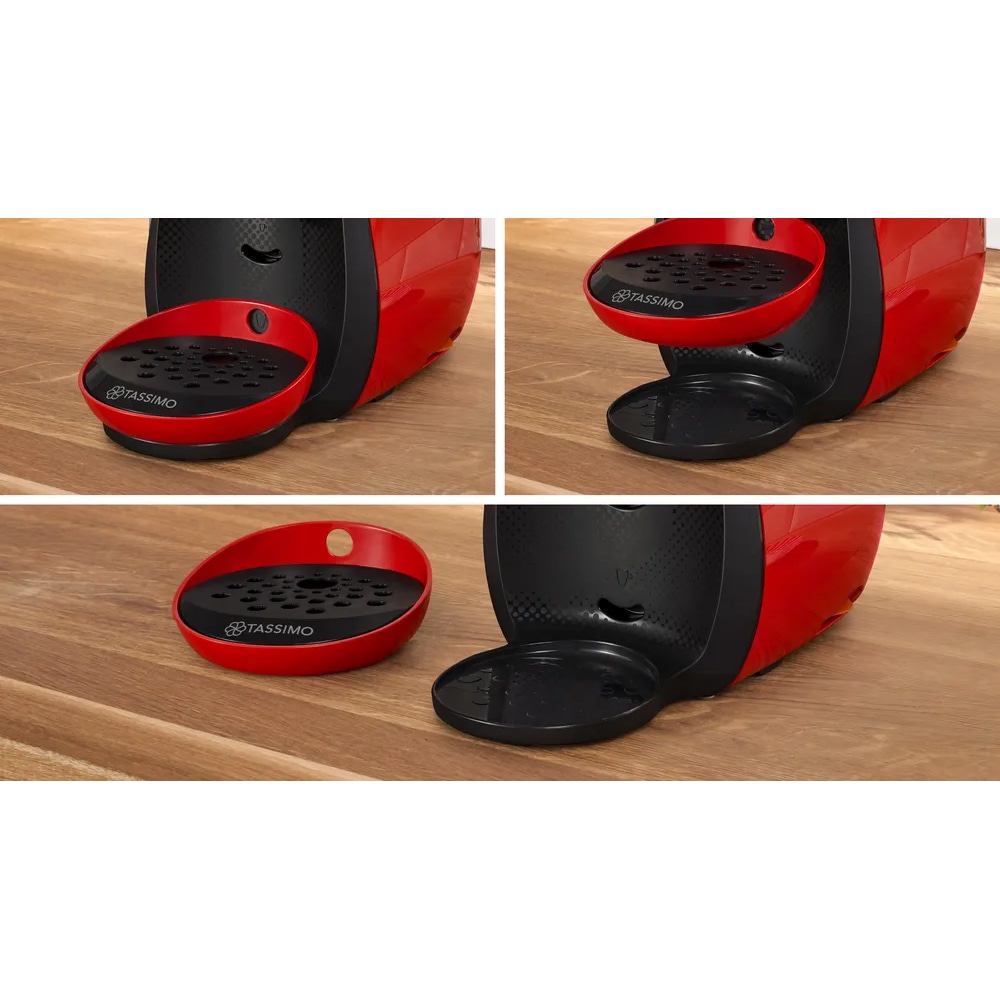 Espressor capsule BOSCH Tassimo Happy Friendly TAS103E, 0.7l, 1400W, rosu-negru 