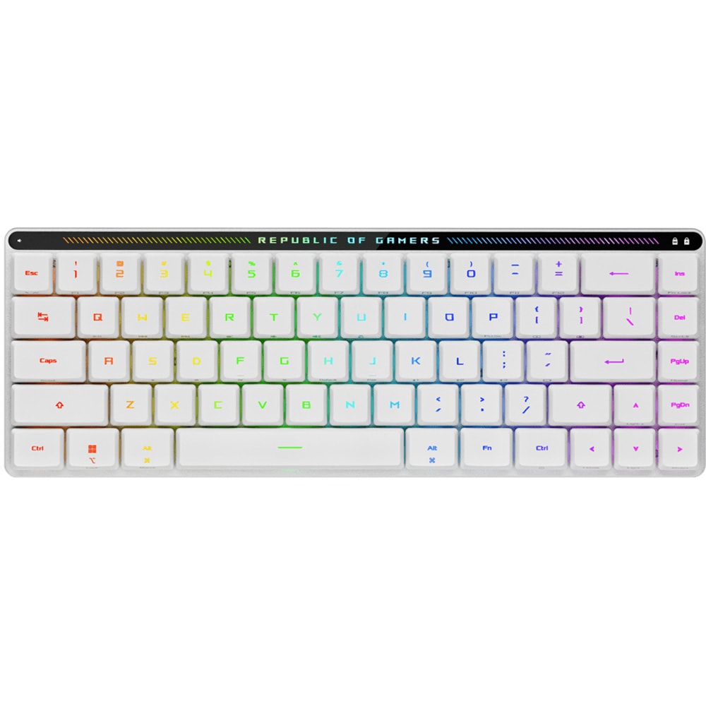 Tastatura Gaming Wireless mecanica ASUS ROG Falchion RX Low Profile, Bluetooth, Layout US, negru