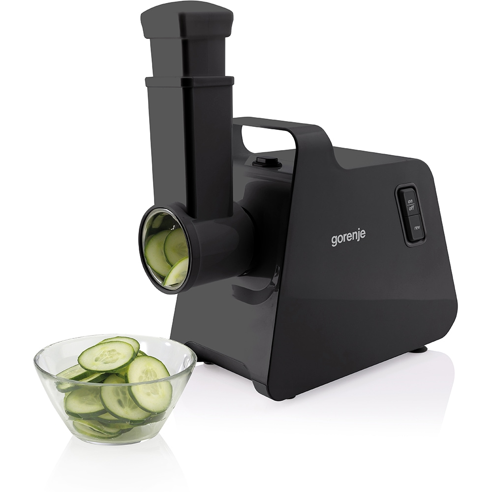Masina de tocat carne GORENJE MG2001SB, 2.6kg/min, 2000W, accesoriu carnati/radere/feliere, negru