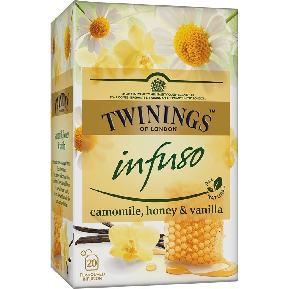 Ceai infuzie TWININGS Musetel, Miere&Vanilie, 20 buc, 30g