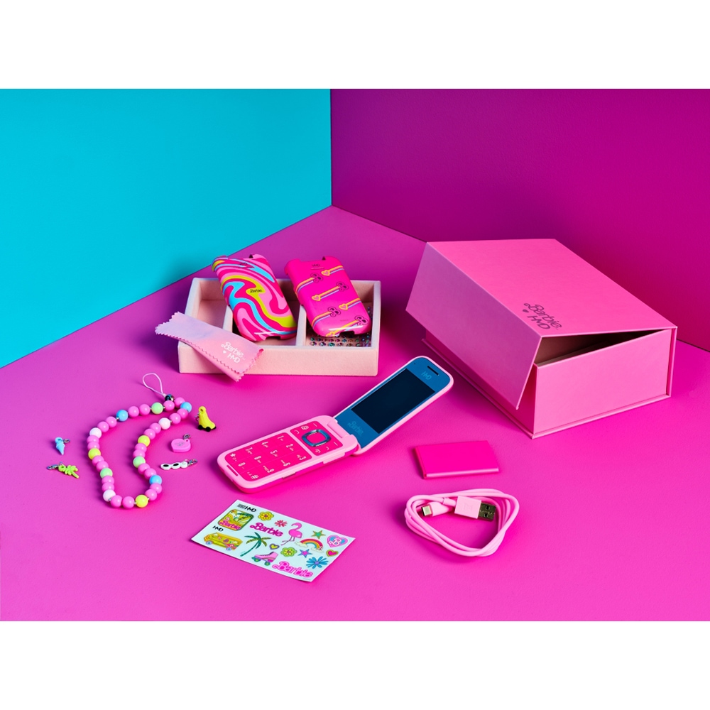 Telefon HMD Barbie Phone, 128MB, 64MB RAM, 4G, Dual SIM, Pink