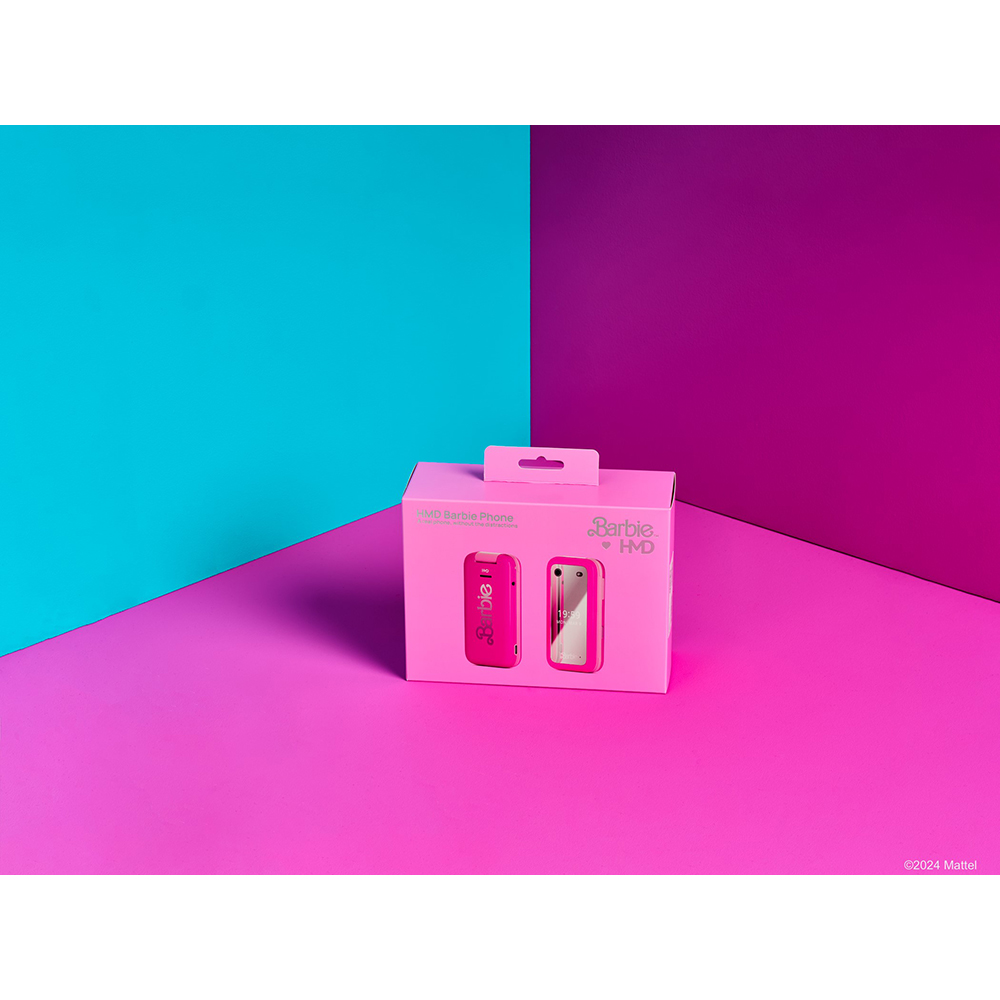 Telefon HMD Barbie Phone, 128MB, 64MB RAM, 4G, Dual SIM, Pink
