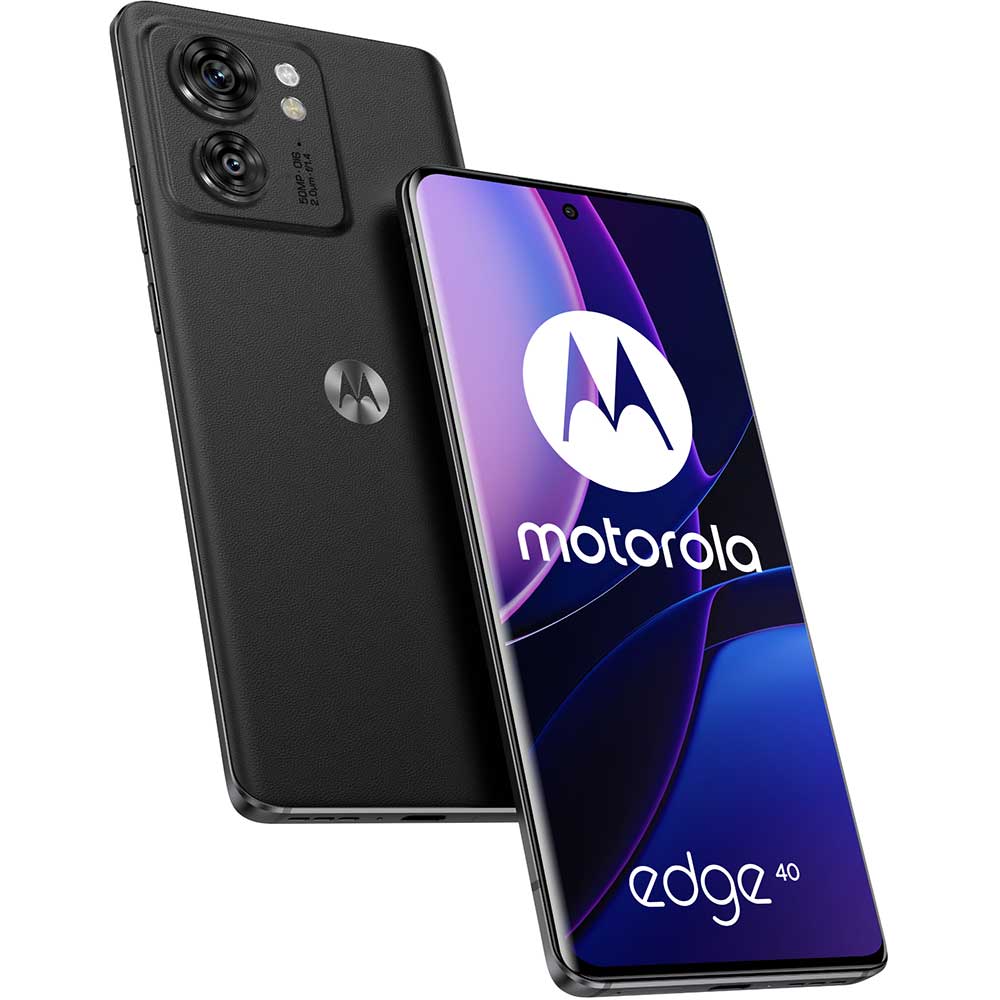 Telefon MOTOROLA Edge 40 5G, 256GB, 8GB RAM, Dual SIM, Eclipse Black