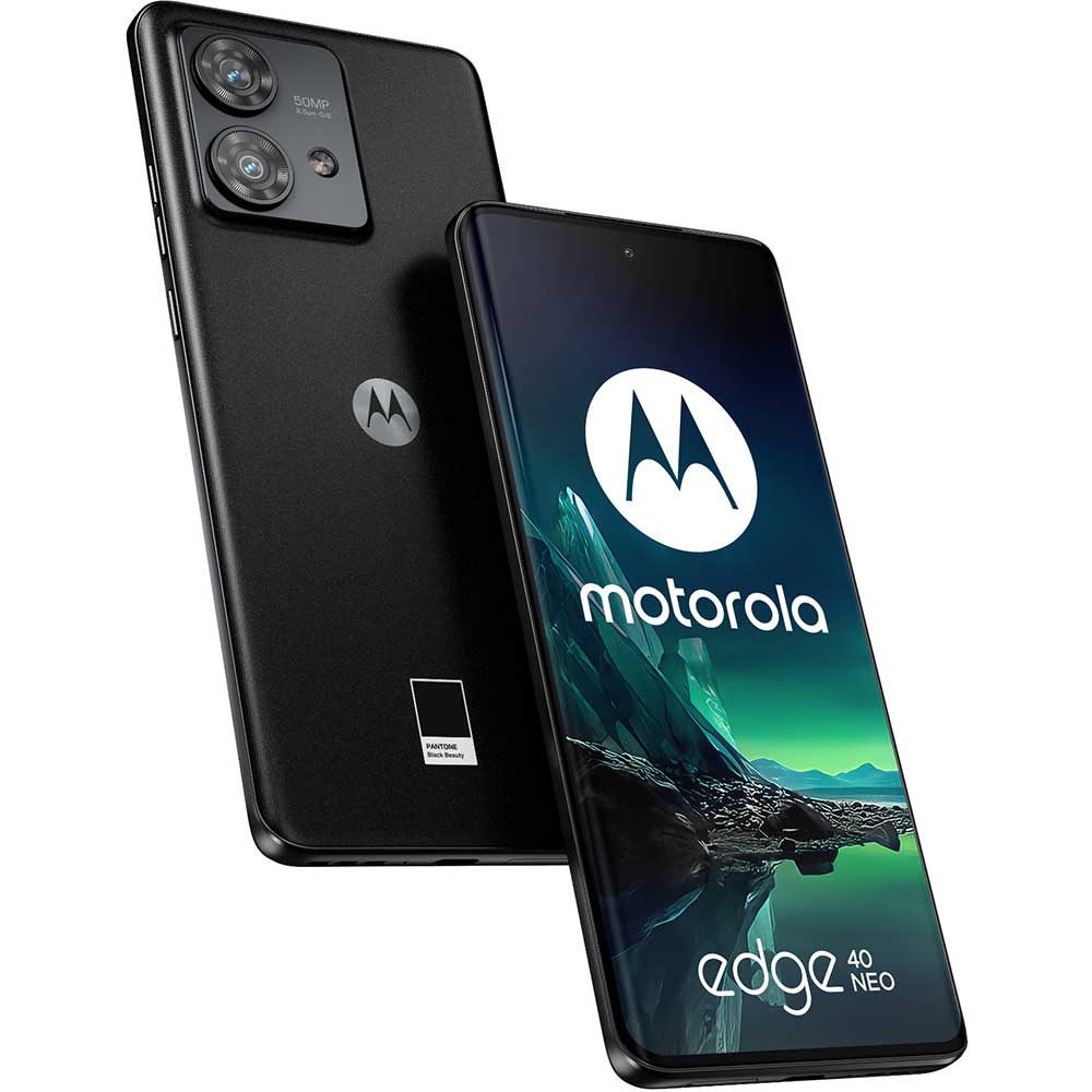 Telefon MOTOROLA Edge 40 Neo 5G, 256GB, 12GB RAM, Dual SIM, Black Beauty
