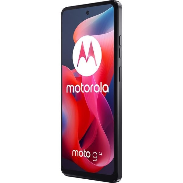 Telefon MOTOROLA Moto G24, 128GB, 8GB RAM, Dual SIM, Matte Charcoal