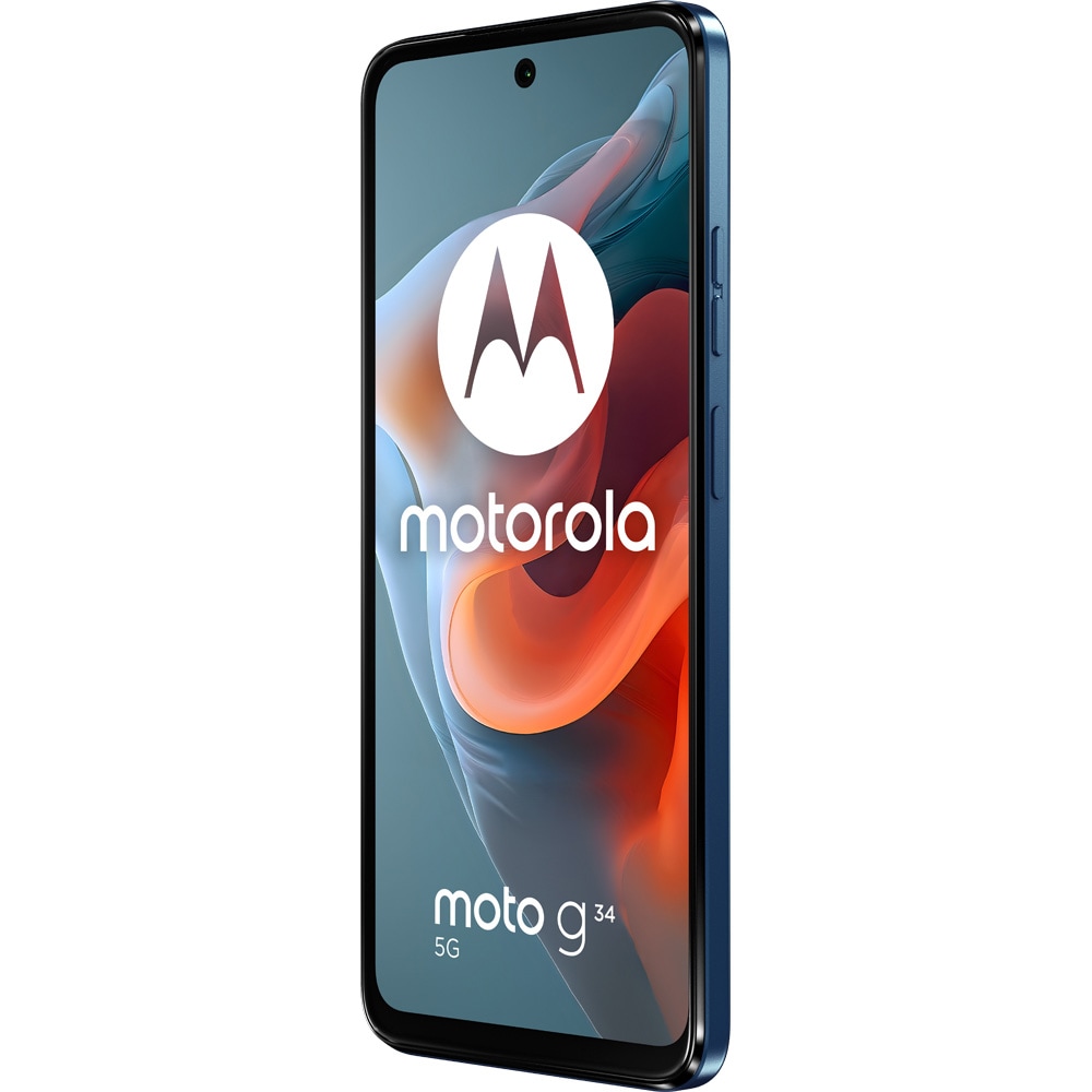Telefon MOTOROLA Moto G34 5G, 128GB, 8GB RAM, Dual SIM, Ocean Green