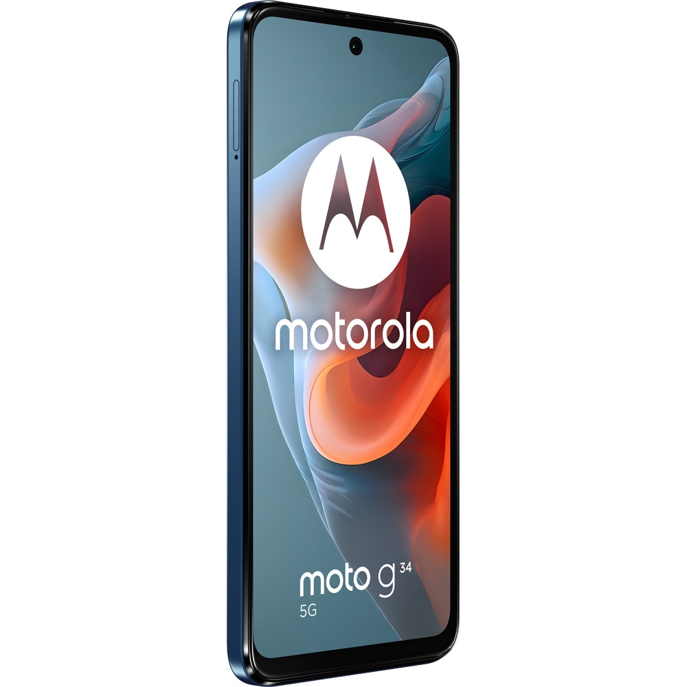 Telefon MOTOROLA Moto G34 5G, 128GB, 8GB RAM, Dual SIM, Ocean Green