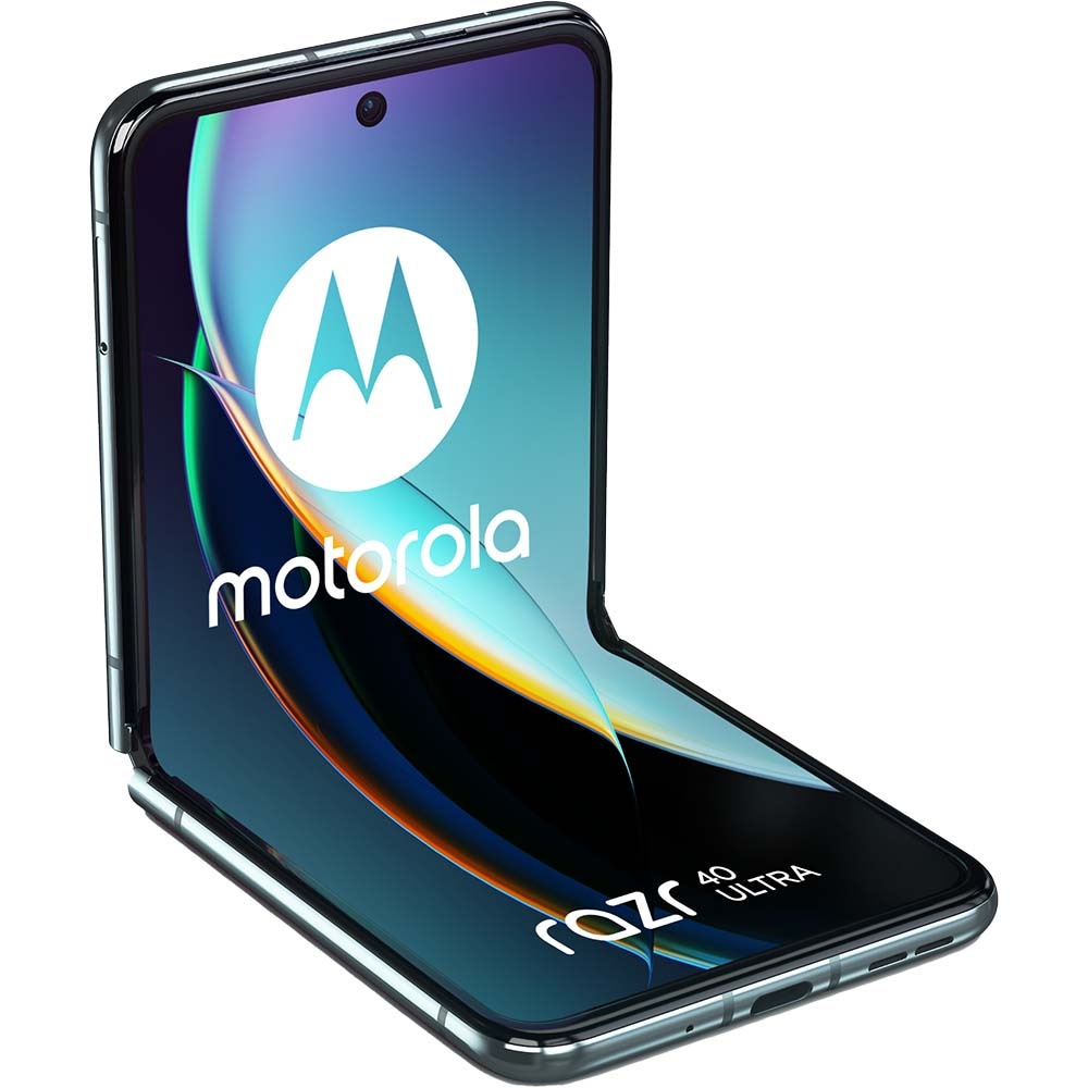 Telefon MOTOROLA Razr 40 Ultra 5G, 256GB, 8GB RAM, Dual SIM, Glacier Blue