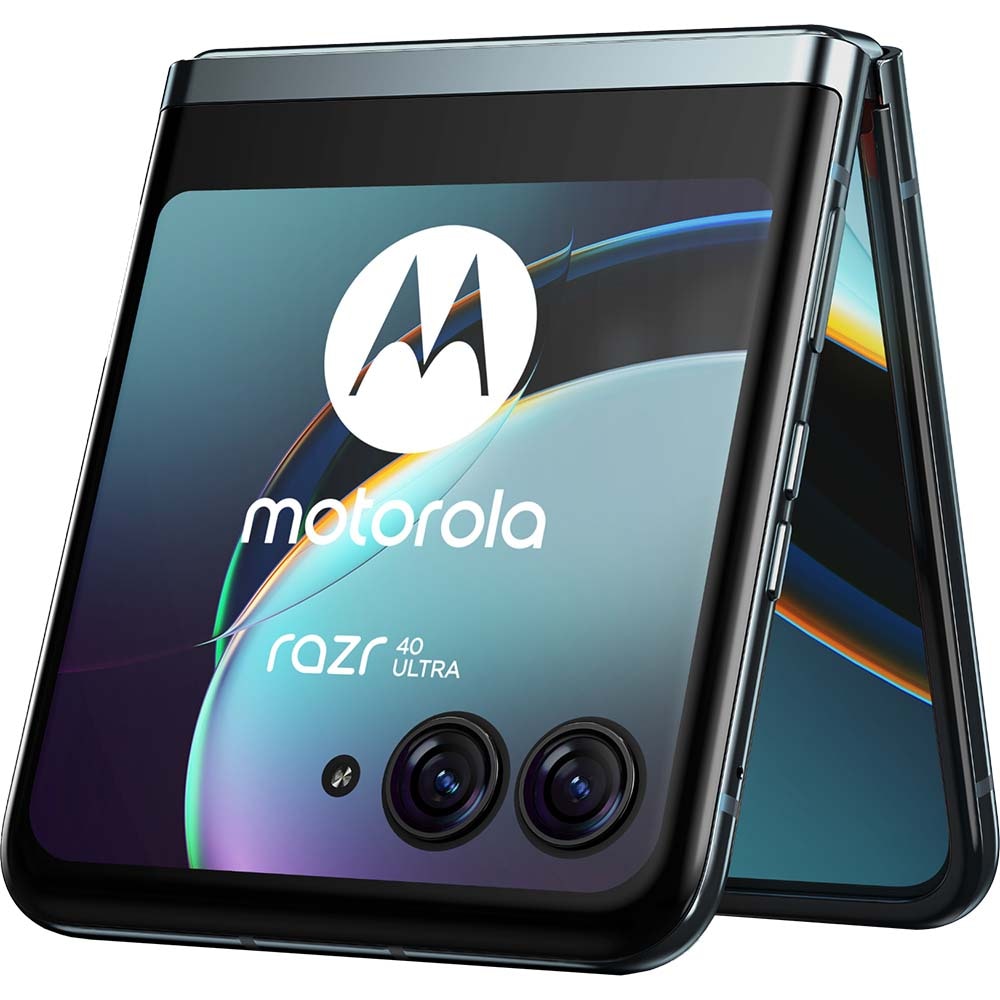 Telefon MOTOROLA Razr 40 Ultra 5G, 256GB, 8GB RAM, Dual SIM, Glacier Blue