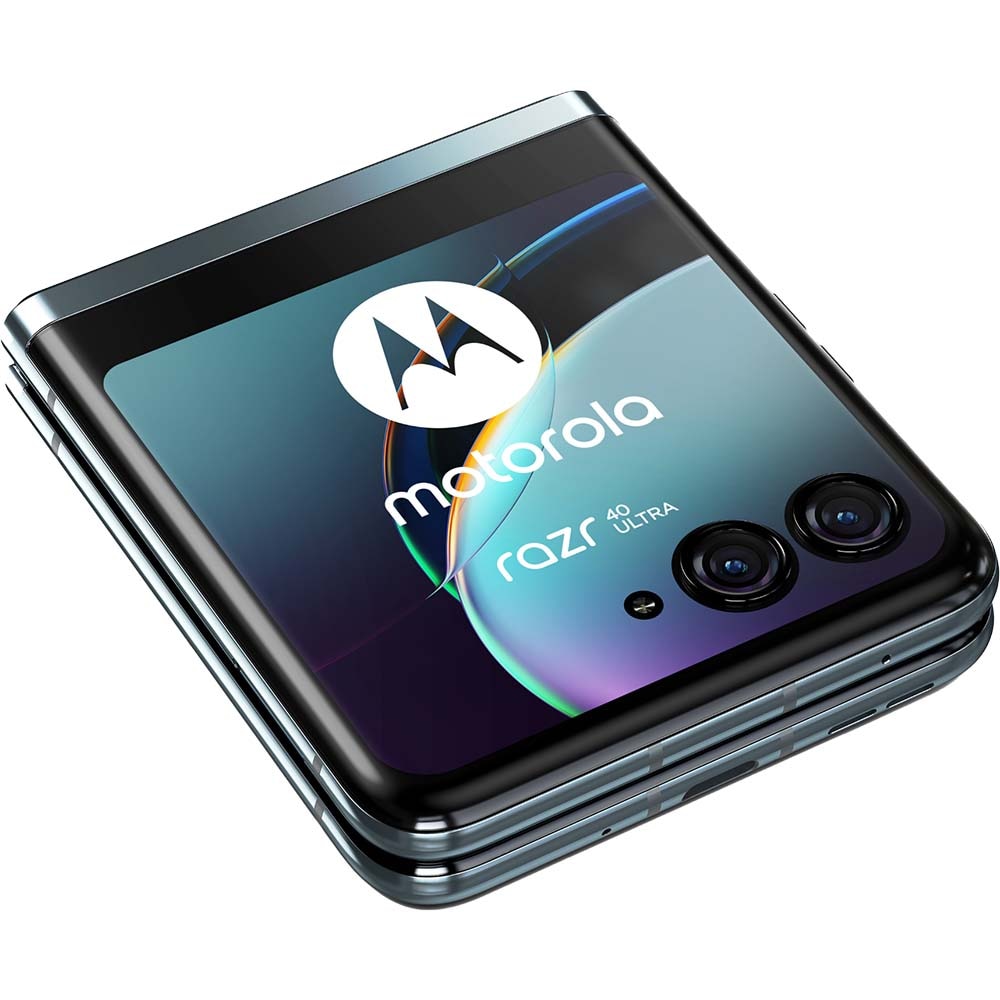 Telefon MOTOROLA Razr 40 Ultra 5G, 256GB, 8GB RAM, Dual SIM, Glacier Blue