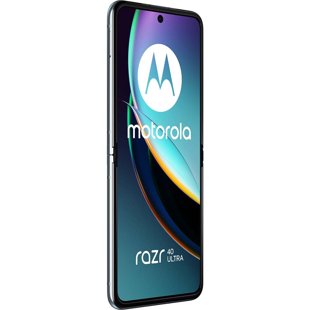 Telefon MOTOROLA Razr 40 Ultra 5G, 256GB, 8GB RAM, Dual SIM, Glacier Blue