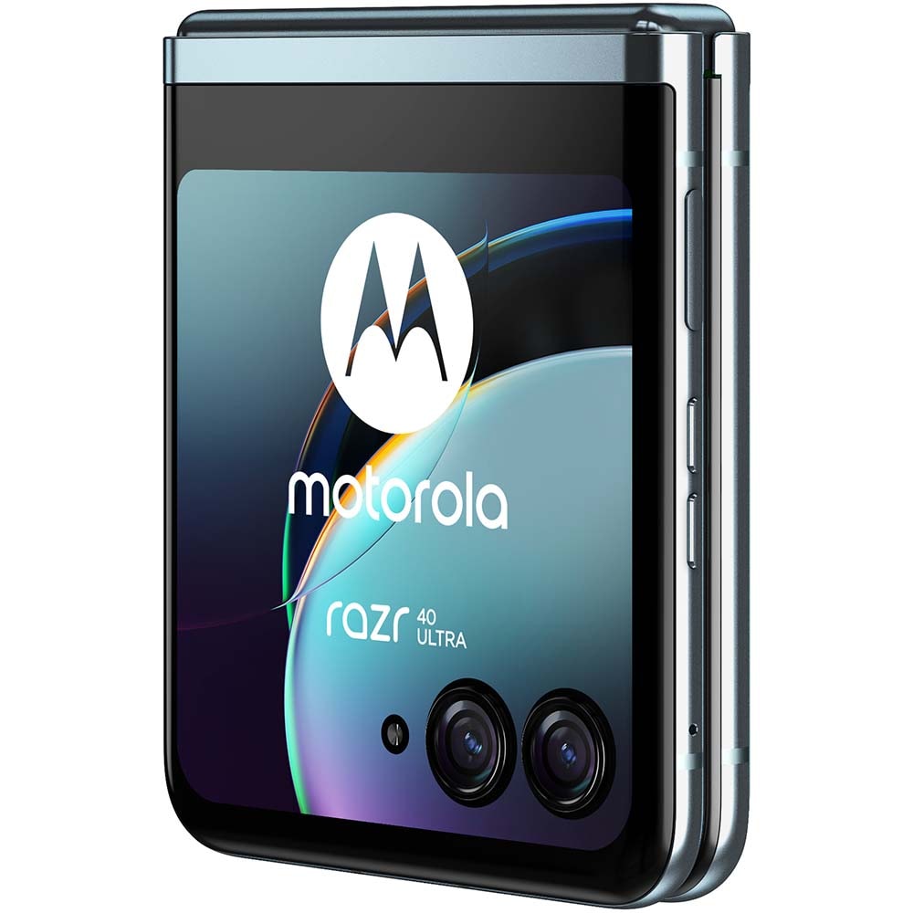 Telefon MOTOROLA Razr 40 Ultra 5G, 256GB, 8GB RAM, Dual SIM, Glacier Blue