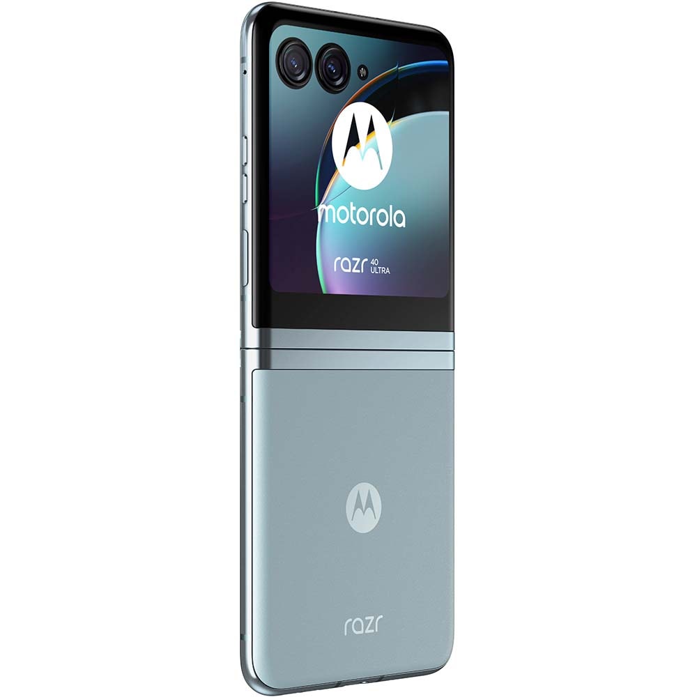 Telefon MOTOROLA Razr 40 Ultra 5G, 256GB, 8GB RAM, Dual SIM, Glacier Blue