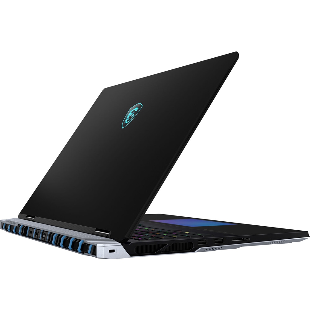 Laptop gaming MSI Titan 18 HX AI A2XWJG, Intel Core Ultra 9 285HX pana la 5.5GHz, 18" UHD+, 64GB, SSD 6TB, NVIDIA GeForce RTX 5090 24GB, Windows 11 Pro, Core Black