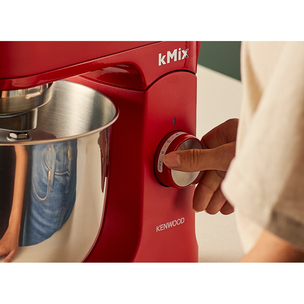 Robot de bucatarie KENWOOD kMiX KMX751ARD, vas 5l, 1000W, 6 trepte viteza, rosu