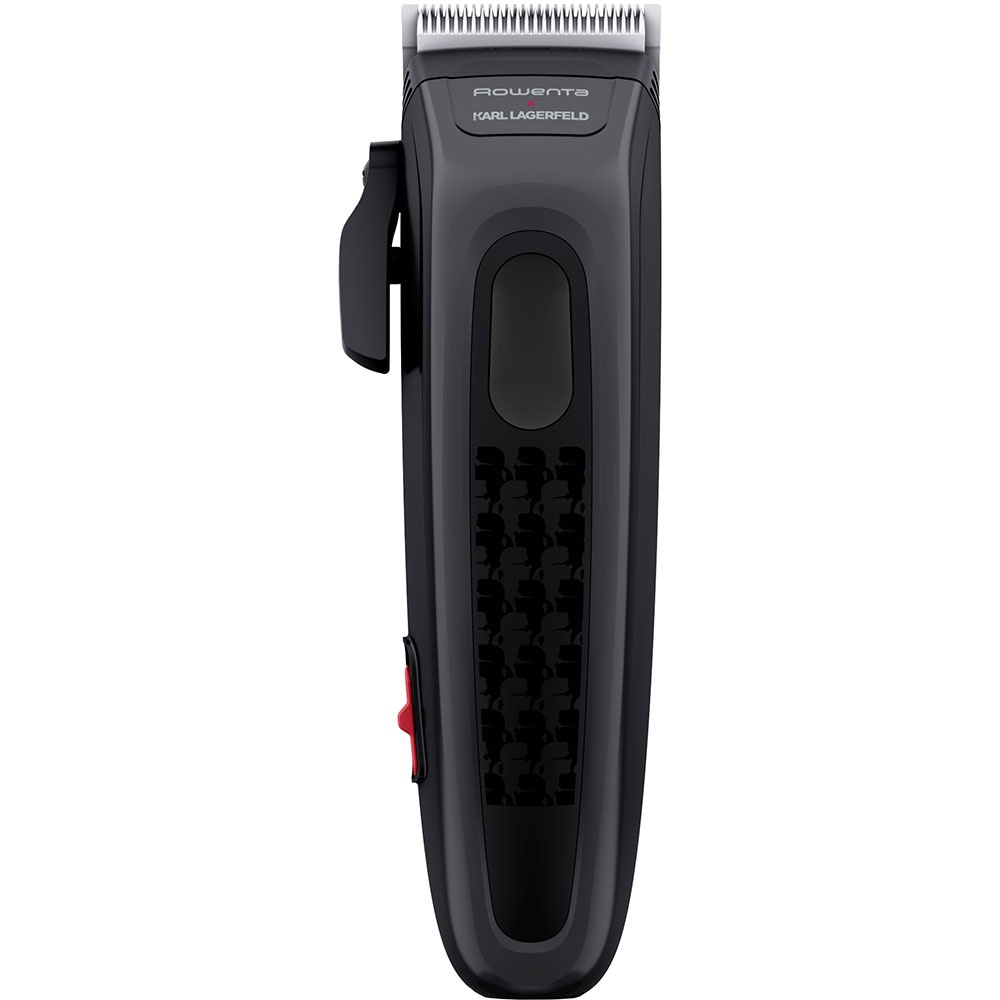 Aparat de tuns ROWENTA X Karl Lagerfeld Perfect Line TN152LF0, acumulator, 150 min autonomie, rosu-negru
