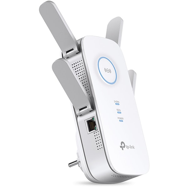Wireless Range Extender TP-LINK RE650, Dual Band 800 + 1733 Mbps, alb
