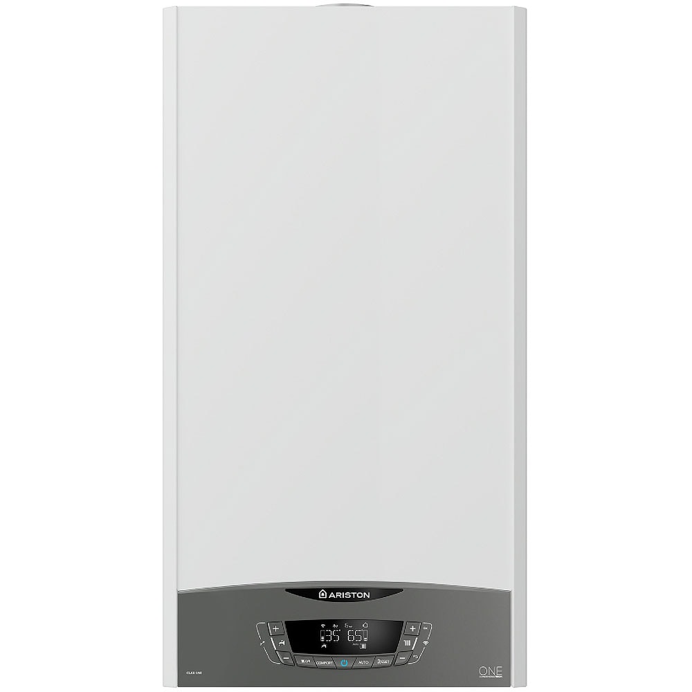 be impressed Relatively Drink water Centrala termica pe gaz in condensare ARISTON Clas One+, 24kW, Wi-Fi, Kit  evacuare inclus, Model 2022