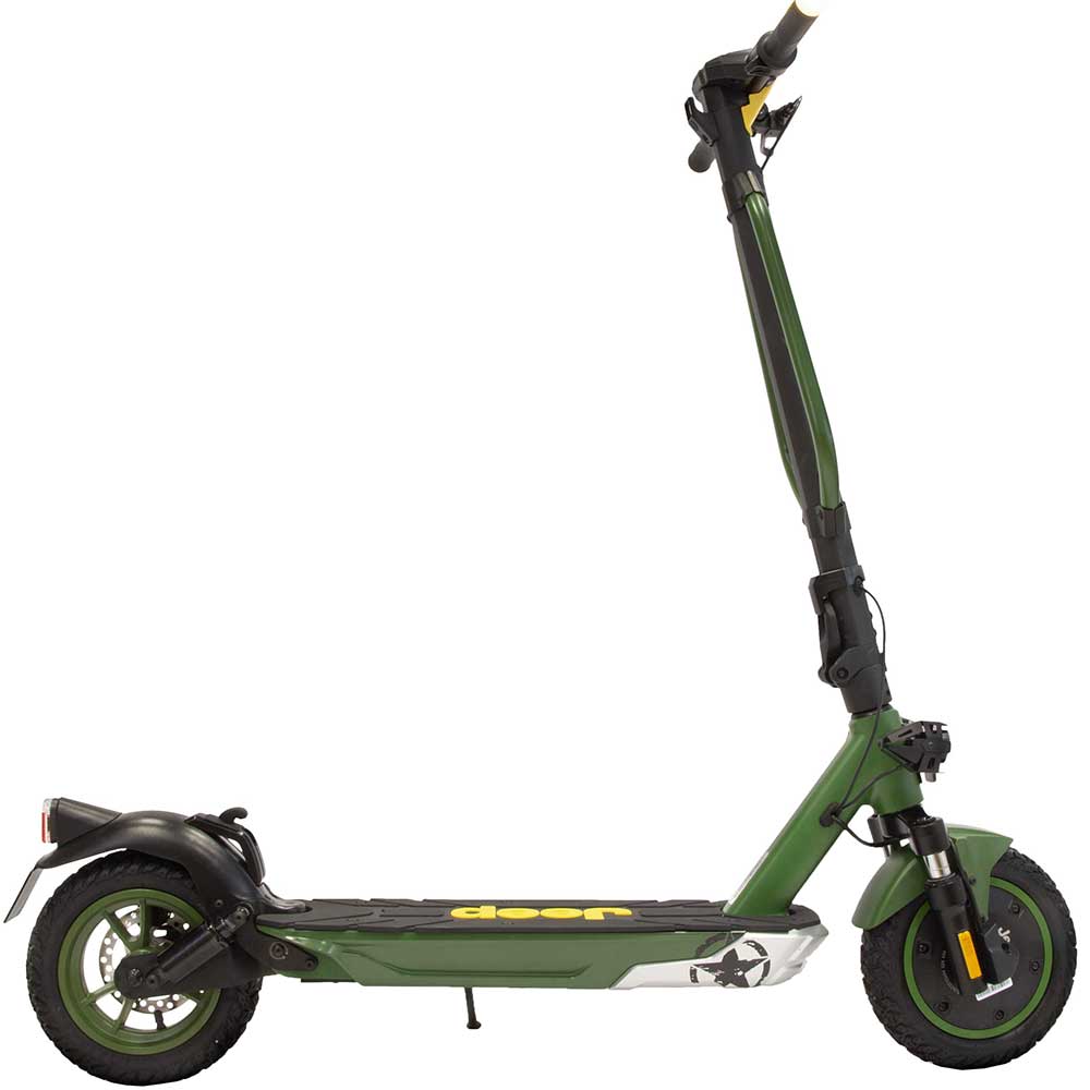 Trotineta electrica JEEP 2XE Adventurer V3, 10 inch, pliabila, verde