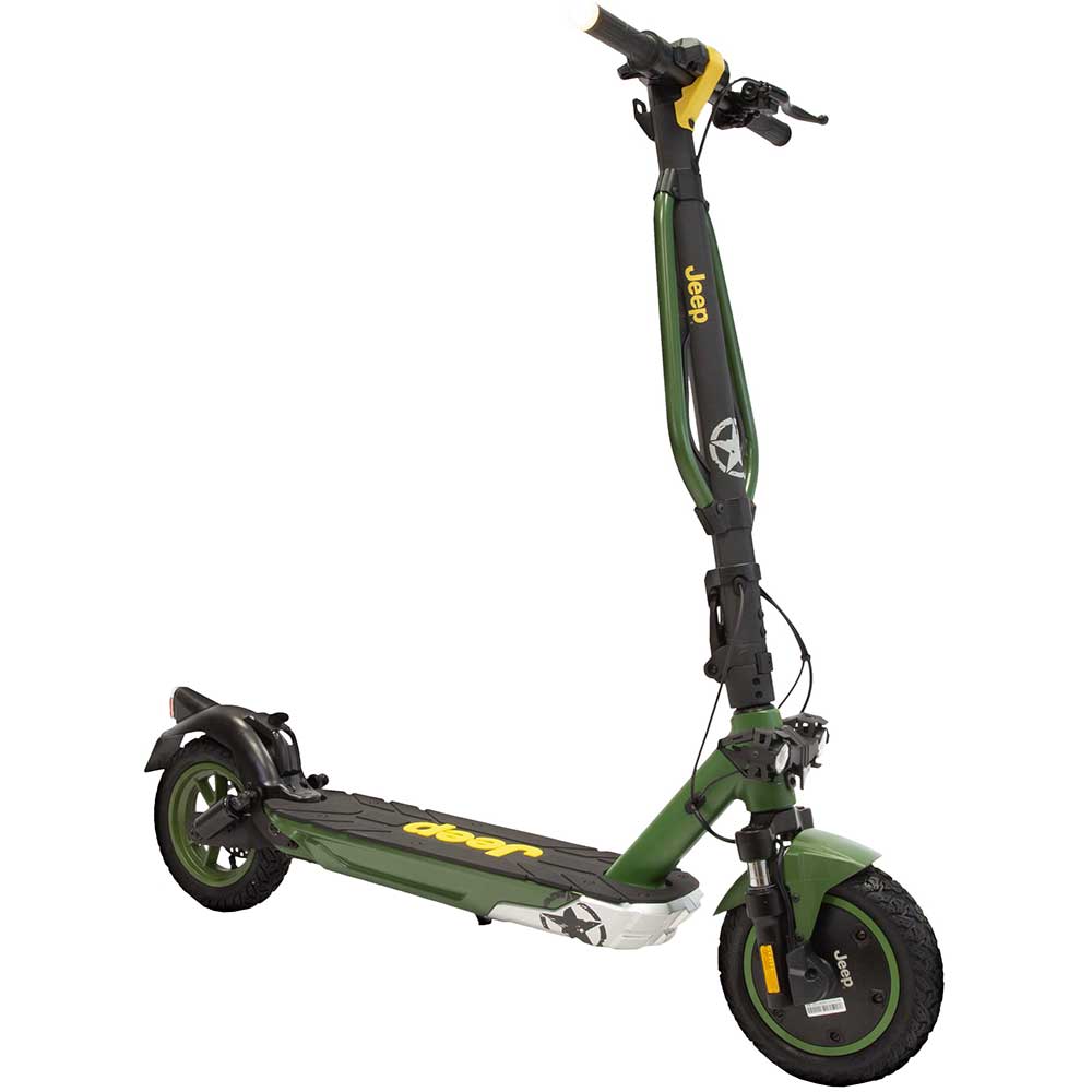 Trotineta electrica JEEP 2XE Adventurer V3, 10 inch, pliabila, verde