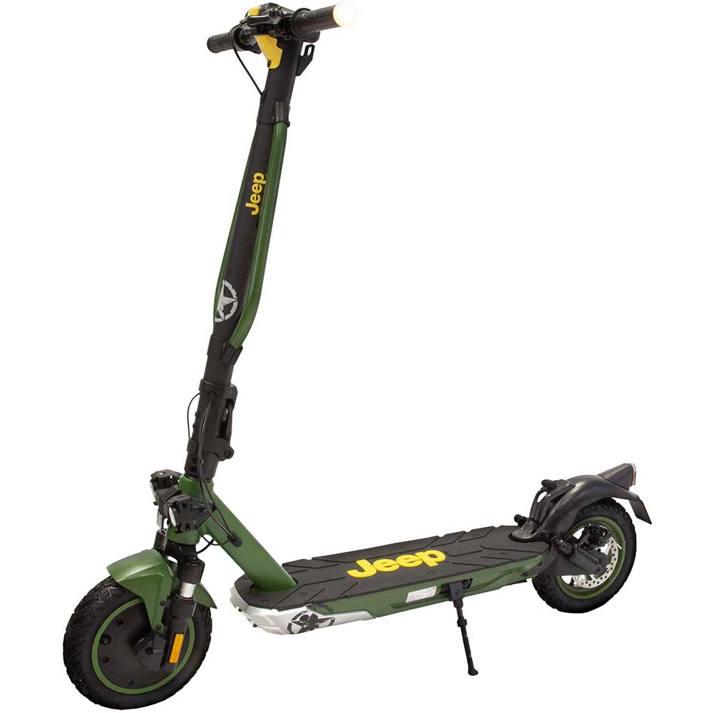 Trotineta electrica JEEP 2XE Adventurer V3, 10 inch, pliabila, verde