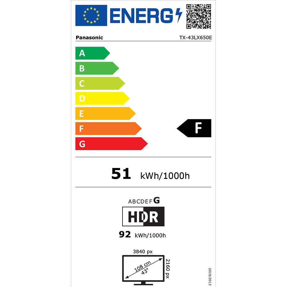 Televizor LED Smart PANASONIC TX-43LX650E, Ultra HD 4K, 108cm