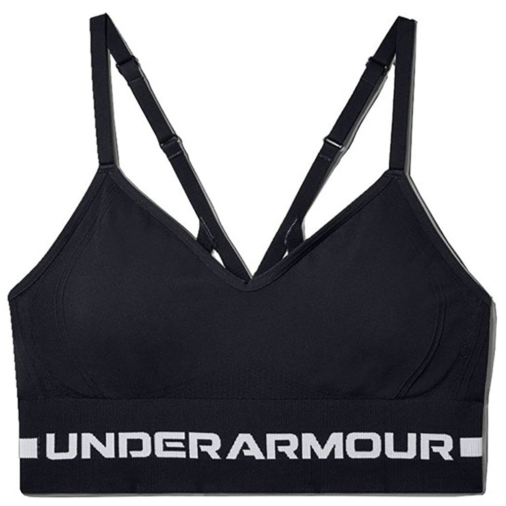 Bustiera femei UNDER ARMOUR Seamless Low Long Bra, marimea S, negru