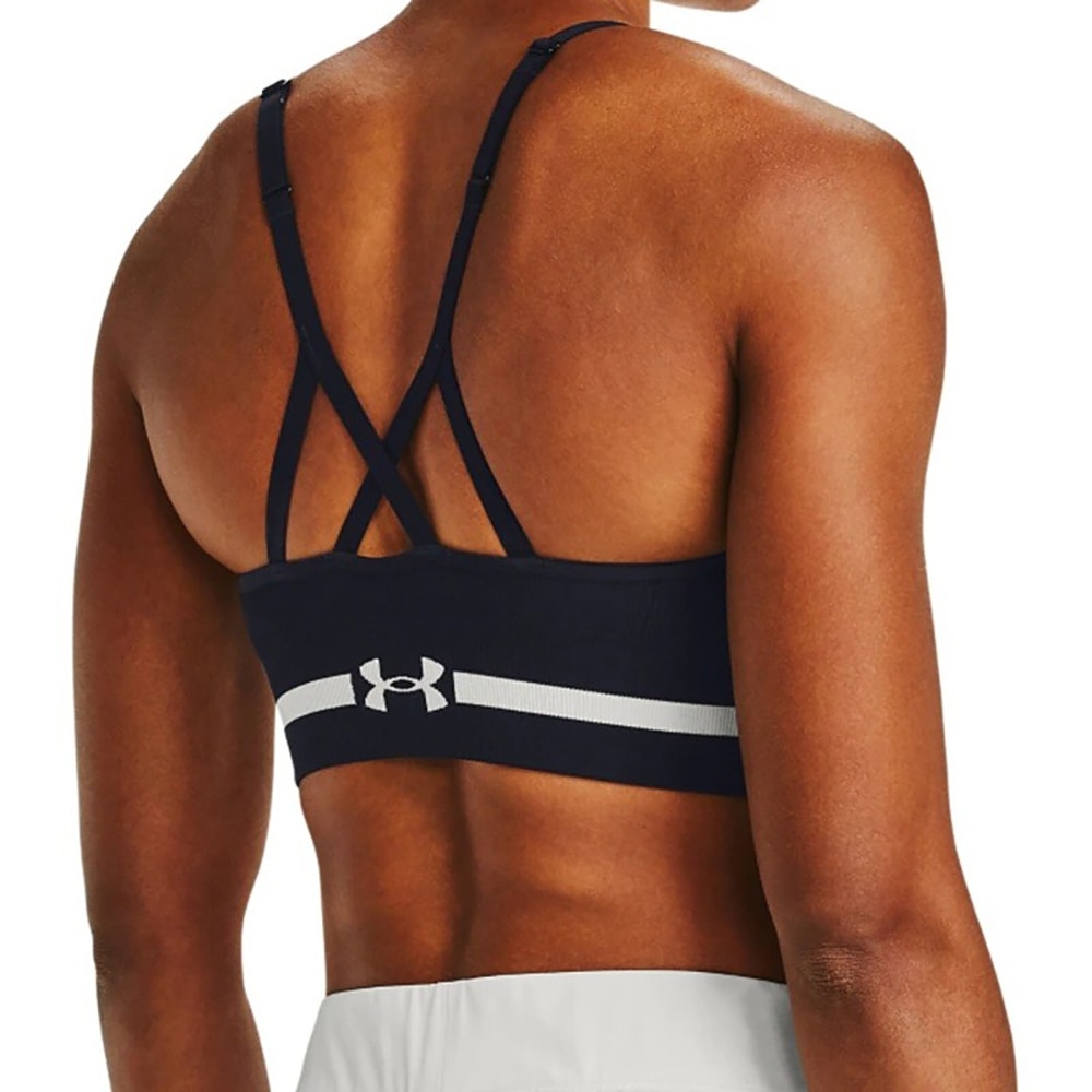 Bustiera femei UNDER ARMOUR Seamless Low Long Bra, marimea S, negru