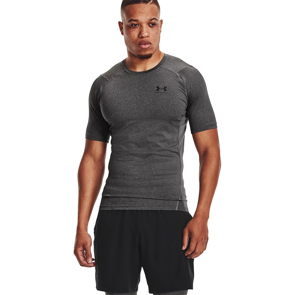 Tricou barbati UNDER ARMOUR HG Comp SS, marimea L, gri