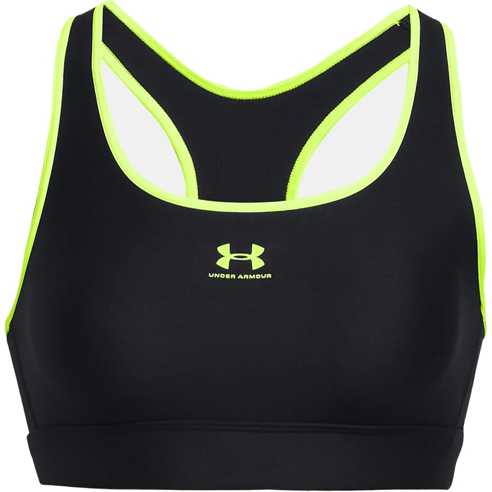 Bustiera femei UNDER ARMOUR UA HG Armour Mid Padless, marimea L, negru-verde