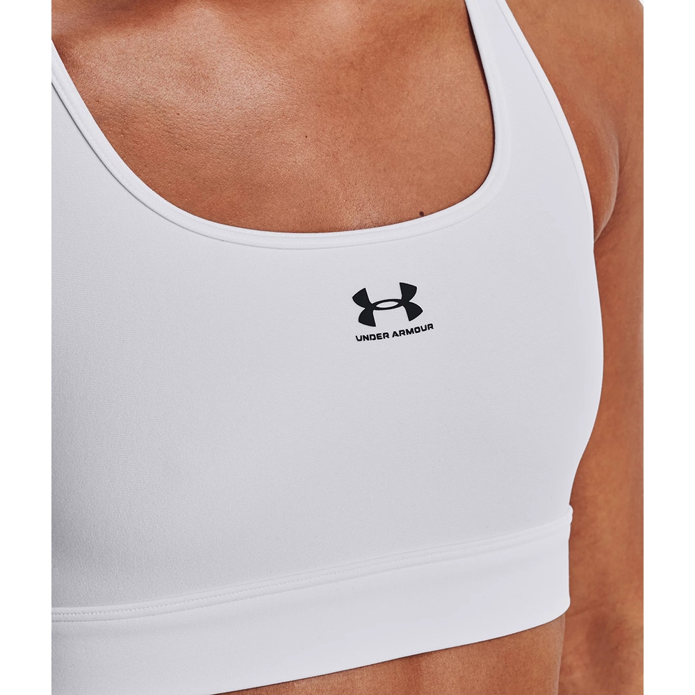 Bustiera femei UNDER ARMOUR UA HG Armour Mid Padless, marimea L, alb