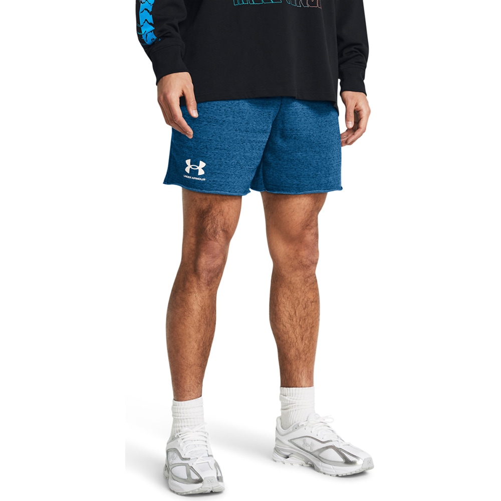 Pantaloni scurti barbati UNDER ARMOUR UA Rival Terry 6In Short, marimea L, albastru