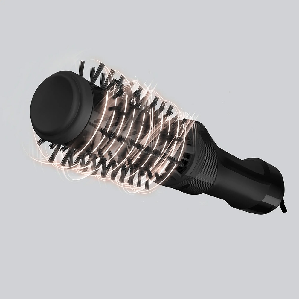 Perie rotativa ROWENTA Brush Activ UB9520F0, 1000W, 2 viteze, 2 trepte temperatura, Invelis Ceramic, negru