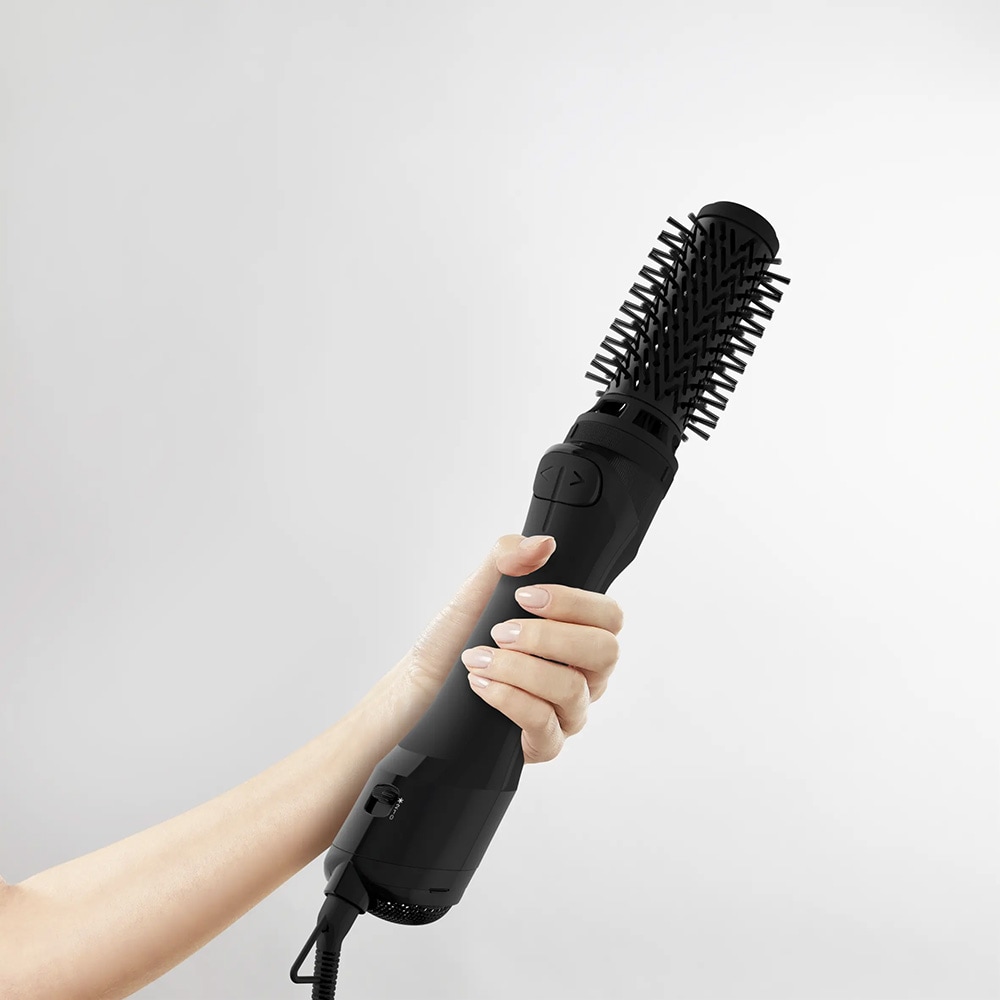 Perie rotativa ROWENTA Brush Activ UB9520F0, 1000W, 2 viteze, 2 trepte temperatura, Invelis Ceramic, negru