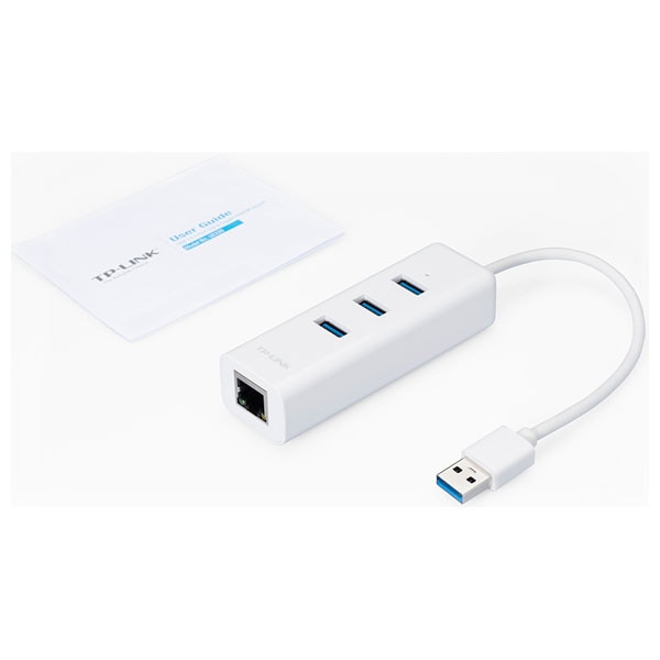 Adaptor Ethernet - USB 3.0 TP-LINK UE330, Gigabit, alb