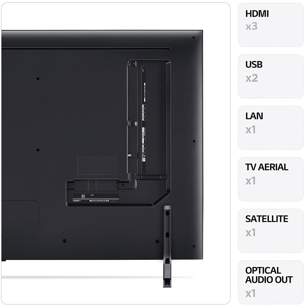 Televizor QNED Smart LG 75QNED80T3A, Ultra HD 4K, HDR, 189cm
