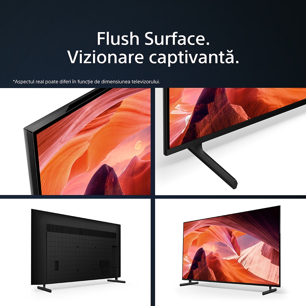 Televizor LED Smart SONY Bravia 55X80L, Ultra HD 4K, HDR, 139cm
