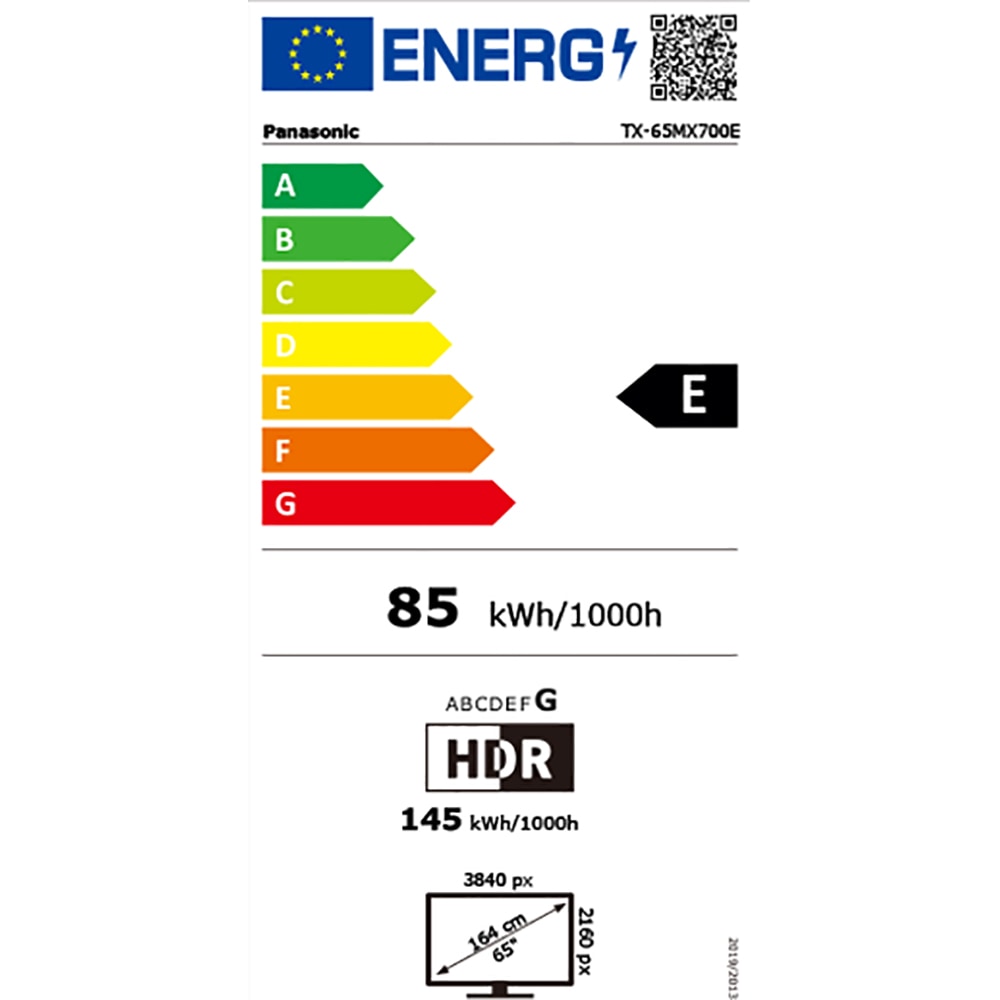 Televizor LED Smart PANASONIC TX-65MX700E, Ultra HD 4K, 164cm