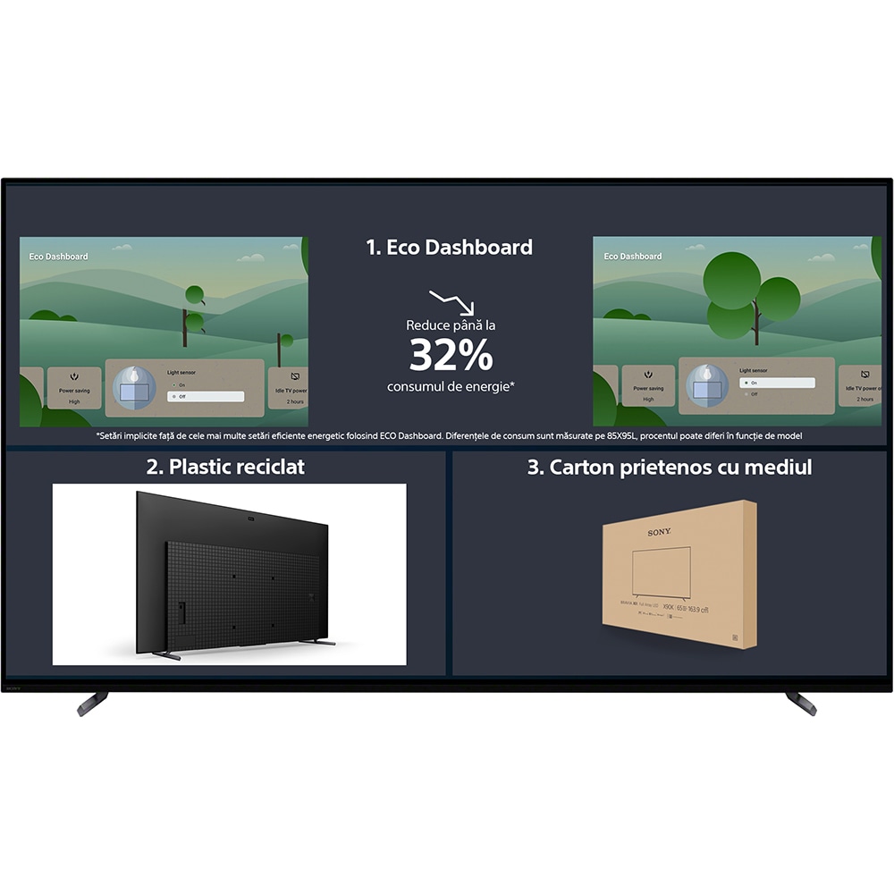 Televizor OLED Smart SONY BRAVIA XR 55A80L, Ultra HD 4K, HDR, 139cm