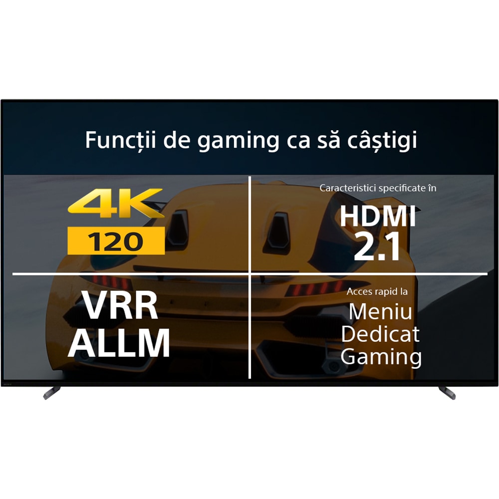 Televizor OLED Smart SONY BRAVIA XR 55A80L, Ultra HD 4K, HDR, 139cm