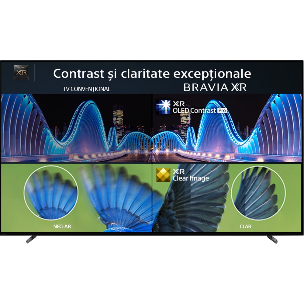 Televizor OLED Smart SONY BRAVIA XR 55A80L, Ultra HD 4K, HDR, 139cm