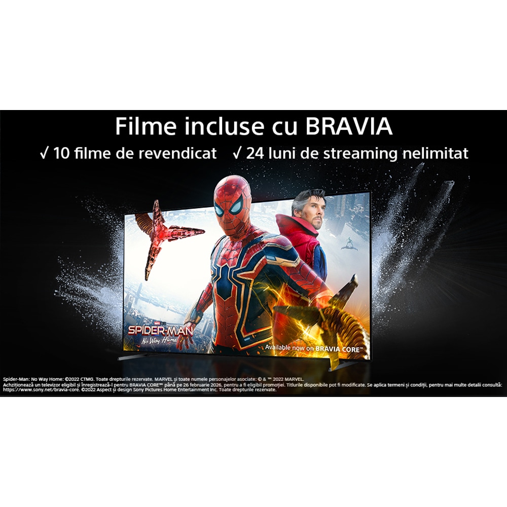 Televizor LED Smart SONY Bravia 65X90L, Ultra HD 4K, HDR, 164cm