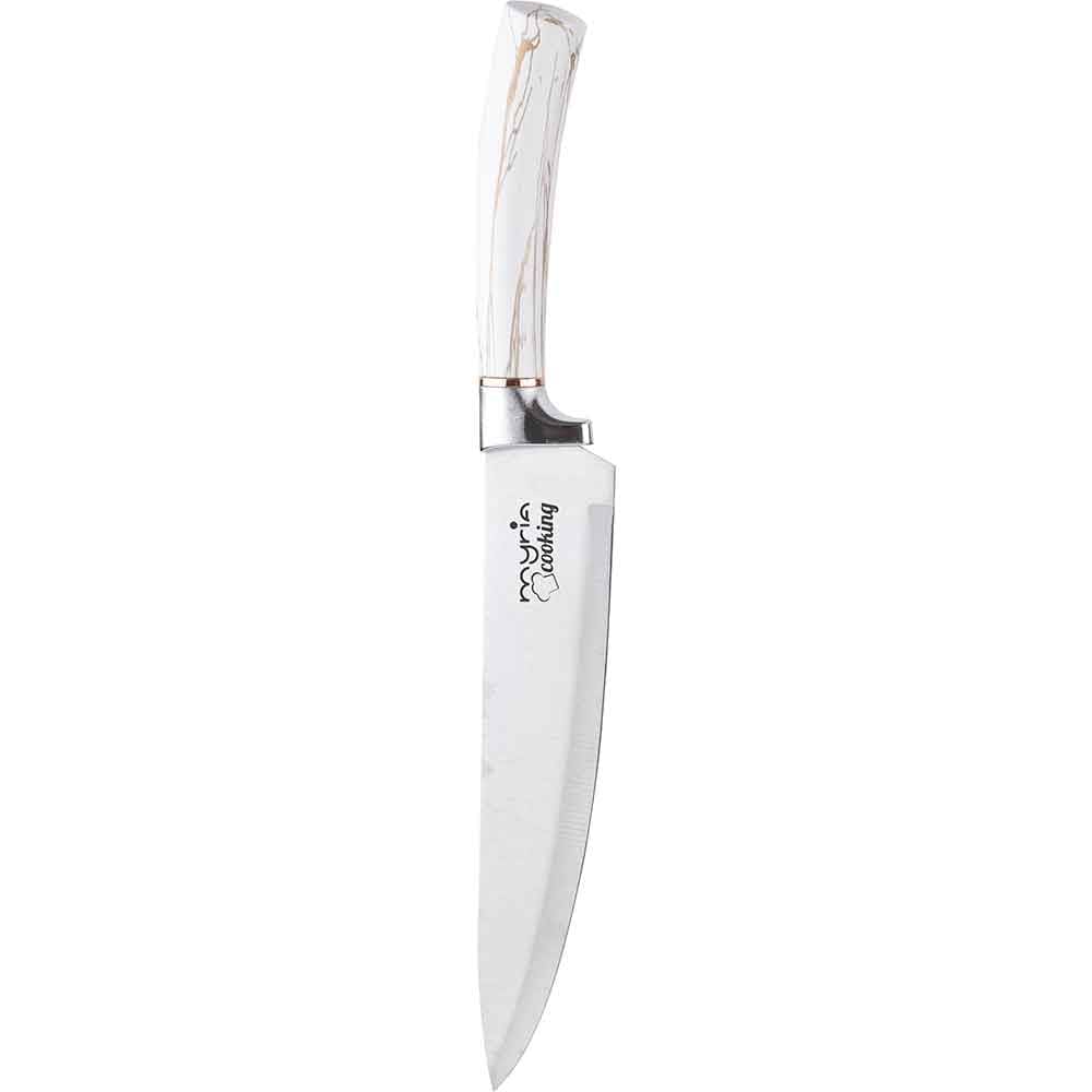Set cutite MYRIA MC4053, 7 piese, otel inoxidabil, 12-19cm, alb