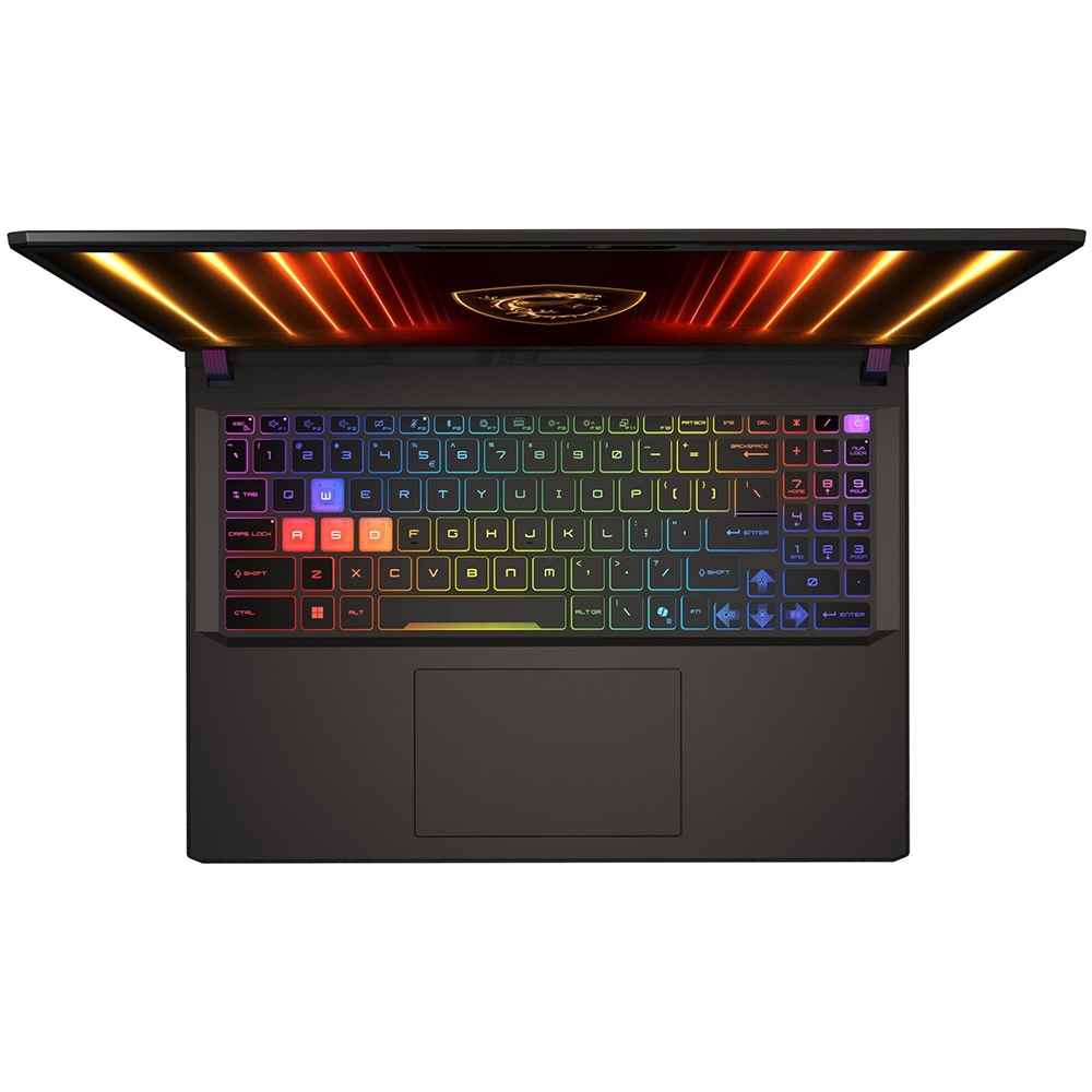 Laptop Gaming MSI Vector 16 HX AI A2XWHG, Intel Core Ultra 9 275HX pana la 5.4GHz, 16" QHD+, 32GB, SSD 1TB, NVIDIA GeForce RTX 5070 Ti 12GB, Windows 11 Home, Cosmos Gray