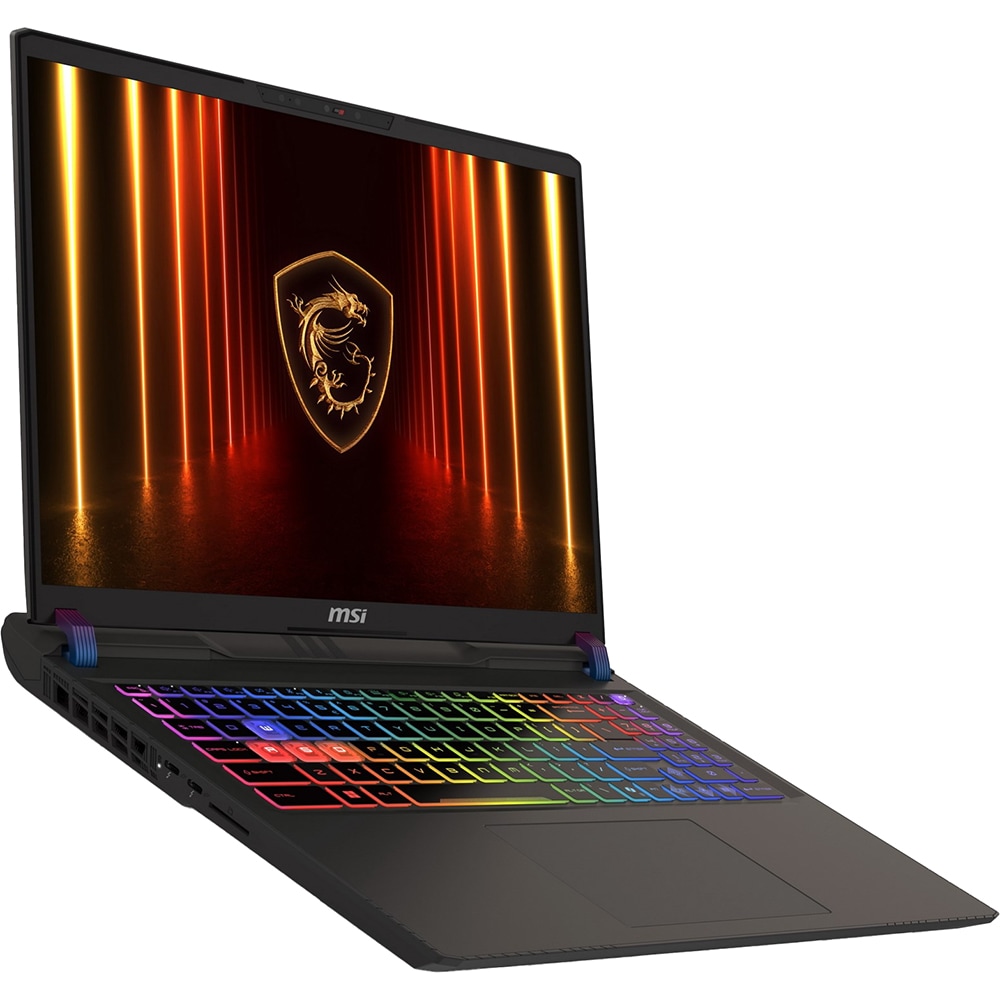 Laptop Gaming MSI Vector 16 HX AI A2XWHG, Intel Core Ultra 9 275HX pana la 5.4GHz, 16" QHD+, 32GB, SSD 1TB, NVIDIA GeForce RTX 5070 Ti 12GB, Windows 11 Home, Cosmos Gray