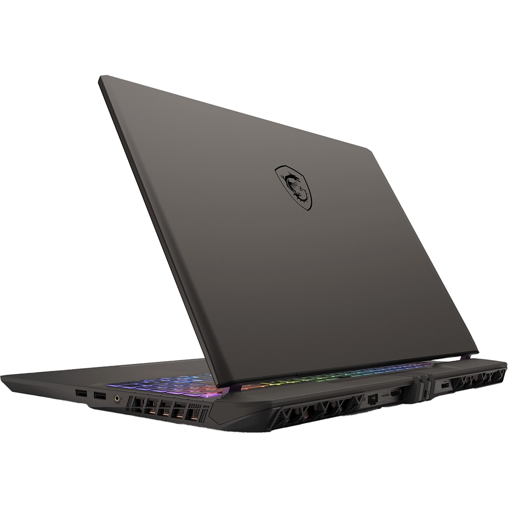 Laptop Gaming MSI Vector 16 HX AI A2XWHG, Intel Core Ultra 9 275HX pana la 5.4GHz, 16" QHD+, 32GB, SSD 1TB, NVIDIA GeForce RTX 5070 Ti 12GB, Windows 11 Home, Cosmos Gray