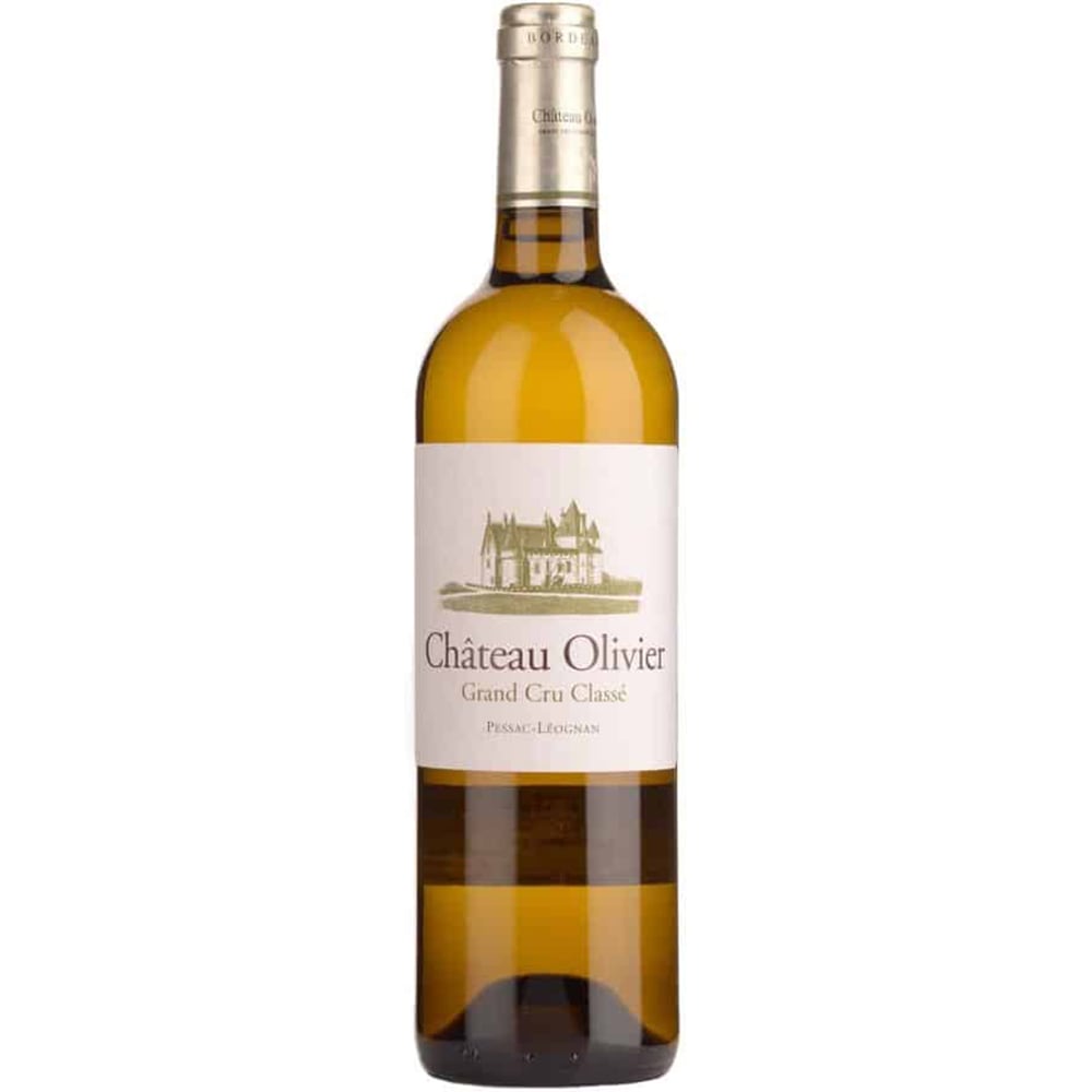 Vin alb sec Chateau Olivier Blanc Pessac Leognan 2021, 0.75L