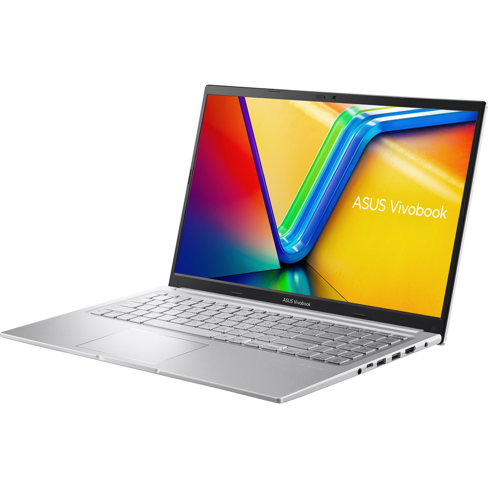 Laptop ASUS VivoBook 15 R1502VA-BQ538, Intel Core i5-13420H pana la 4.6GHz, 15.6" Full HD, 16GB, SSD 512GB, Intel UHD Graphics, Free DOS, Cool Silver
