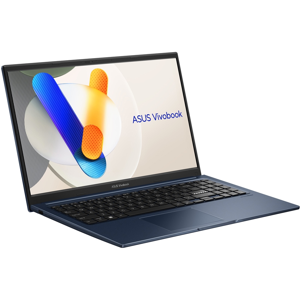 Laptop ASUS VivoBook 15 R1504VA-BQ2193W, Intel Core i3-1315U pana la 4.5GHz, 15.6" Full HD, 8GB, SSD 512GB, Intel UHD Graphics, Windows 11 Home, Quiet Blue